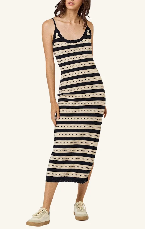 Value Deals Bethany Natural Striped Dress