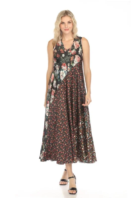 Extra Savings Johnny Was Attar Bias Floral Slip Maxi Dress C36524AO