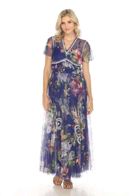 Unmissable Offer Johnny Was Biya Mazzy Ruched Maxi Dress B32424 Boho Chic