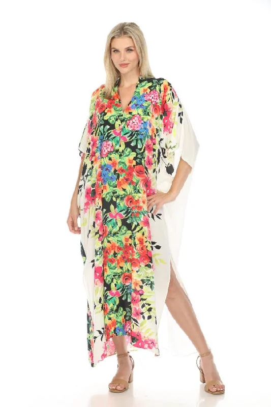 Steals and Deals Johnny Was Dani Swim Cover-Up Maxi Kaftan Dress CSW7822BM Boho Chic Steals and Deals Johnny Was Dani Swim Cover-Up Maxi Kaftan Dress CSW7822BM Boho Chic