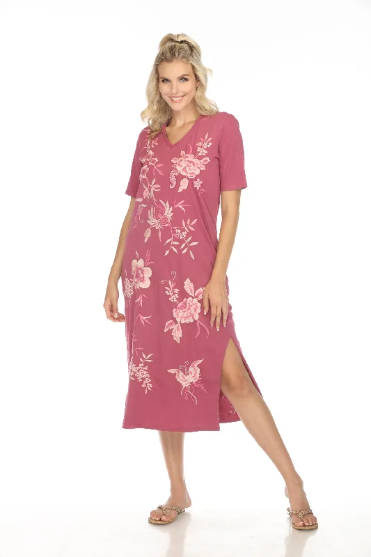 Great Deals Johnny Was JWLA Trapunto V-Neck Knit Midi Dress J32724 Boho Chic *