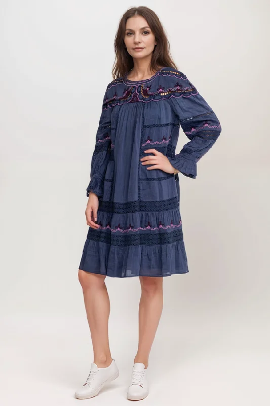 Special Discount Johnny Was Jade Reina Mini Dress L36323-E Boho Chic