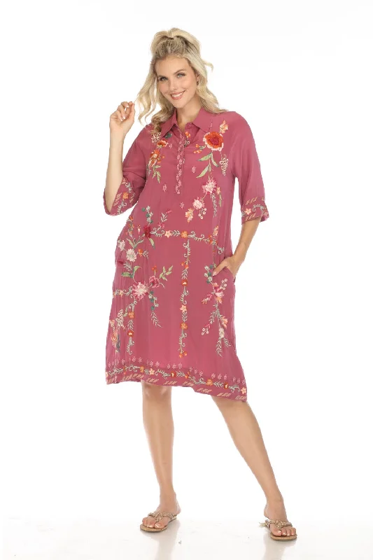 Savings Galore Johnny Was Workshop Paulett Henley Kimono Sleeve Slip Dress W38024 *