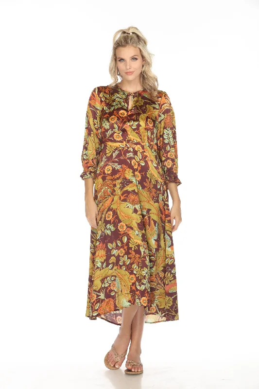 Low Prices Johnny Was Workshop Salamanca Handkerchief Hem Silk Dress W38923 Boho Chic