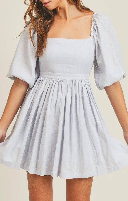 Special Price Maren Blue Flare Dress