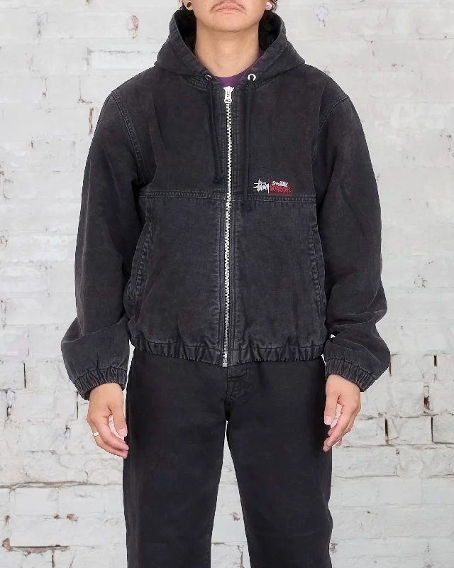 Stussy Insulated Canvas Work Jacket Black