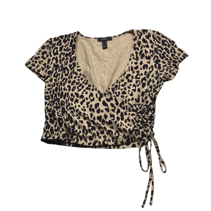 Crazy Deals Animal Print Top Sleeveless Forever 21, Size M