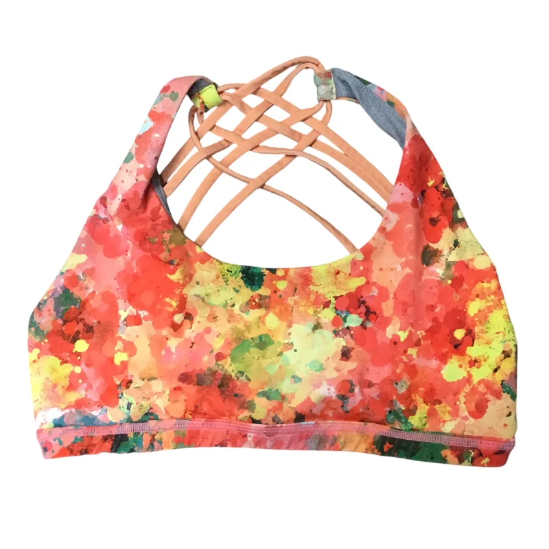 Unbeatable Prices Athletic Bra By Cmc In Orange, Size: M