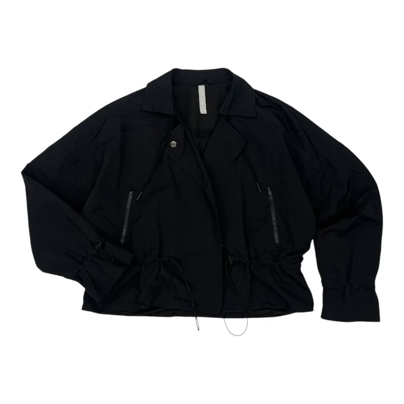 Big Discounts Athletic Jacket By Athleta In Black, Size:M