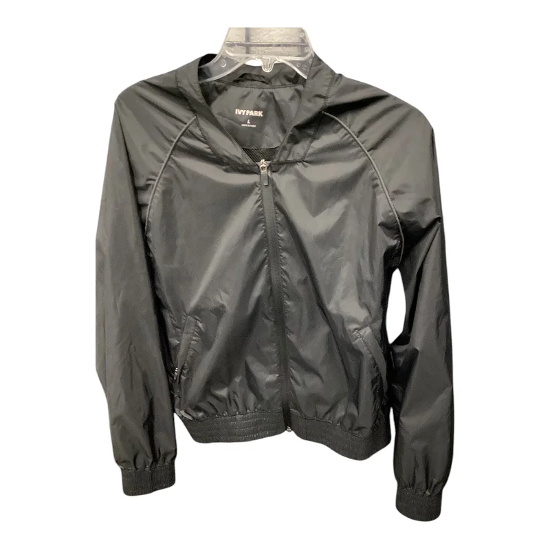 Online Exclusive Athletic Jacket By Ivy Park In Black, Size: L