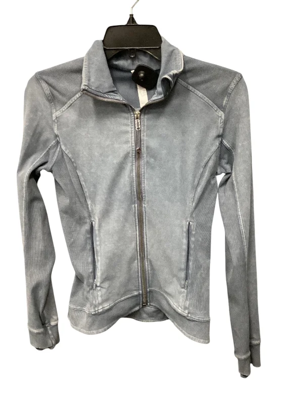 Act Fast Athletic Jacket By Lululemon In Blue, Size: 6