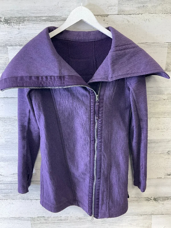 Deal Frenzy Athletic Jacket By Lululemon In Purple, Size: 6
