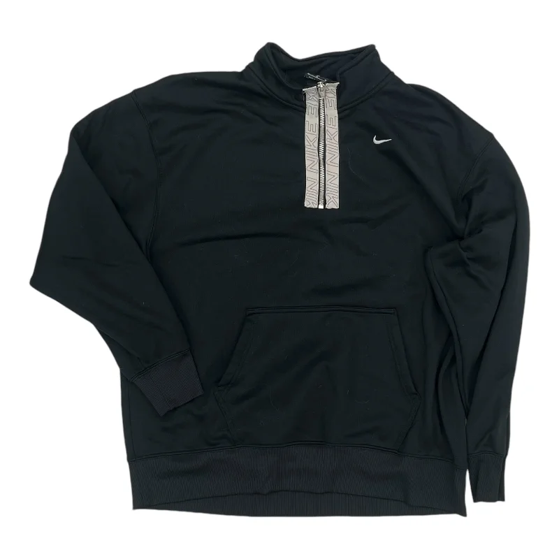 Final Markdown Athletic Sweatshirt Collar By Nike Apparel In Black, Size:M
