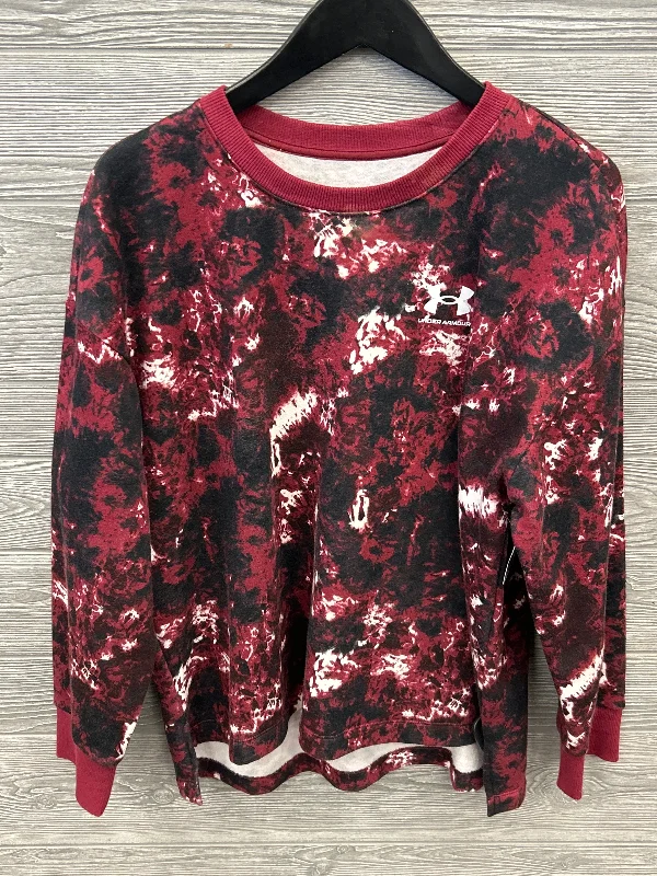 Members Only Athletic Sweatshirt Collar By Under Armour In Red, Size: M