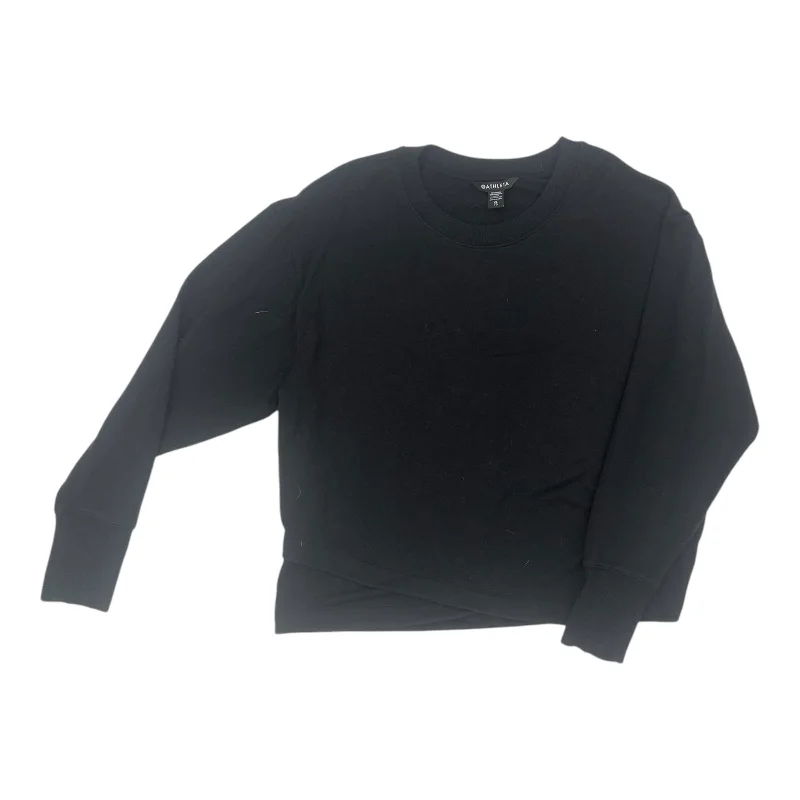 Price Rollback Athletic Sweatshirt Crewneck By Athleta In Black, Size:Xl