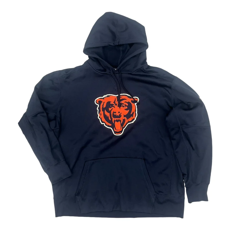 Unmissable Offer Athletic Sweatshirt Hoodie By Nike Apparel In Navy, Size:2X