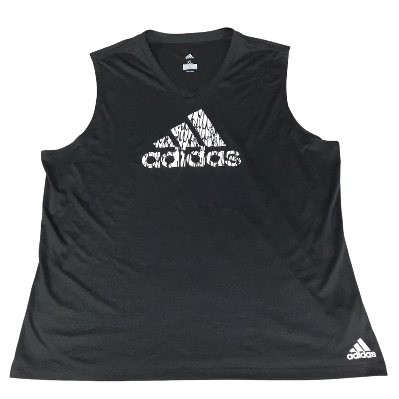 Crazy Deals Athletic Tank Top By Adidas In Black, Size: Xl