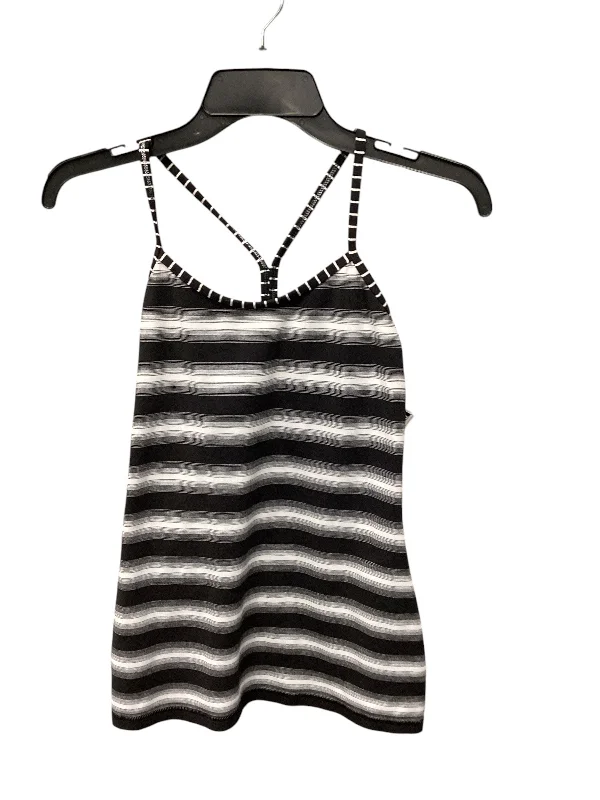 Fantastic Deals Athletic Tank Top By Lululemon In Black & White, Size: 6
