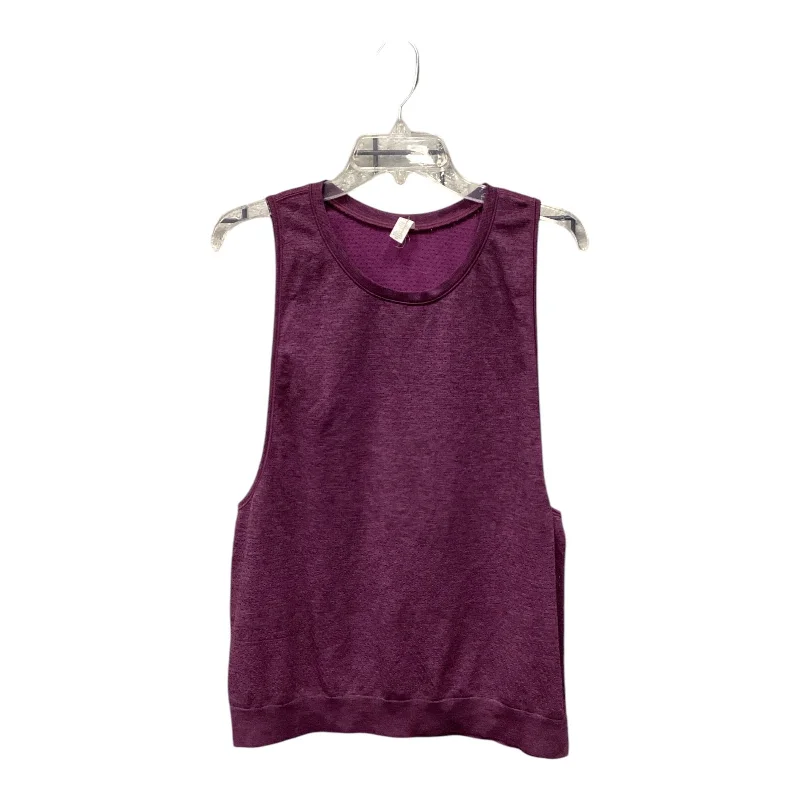 New Markdowns Athletic Tank Top By Lululemon In Purple, Size: 8