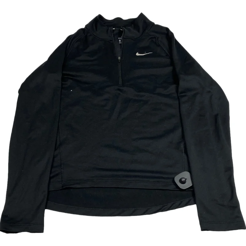 Limited Time Offer Athletic Top Long Sleeve Collar By Nike Apparel  Size: M