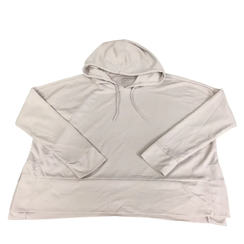 One-DAY Sale Athletic Top Long Sleeve Hoodie By Mondetta In Pink, Size: S