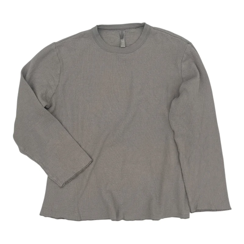 Bonus Savings Athletic Top Ls Crewneck By Skims In Grey, Size:M