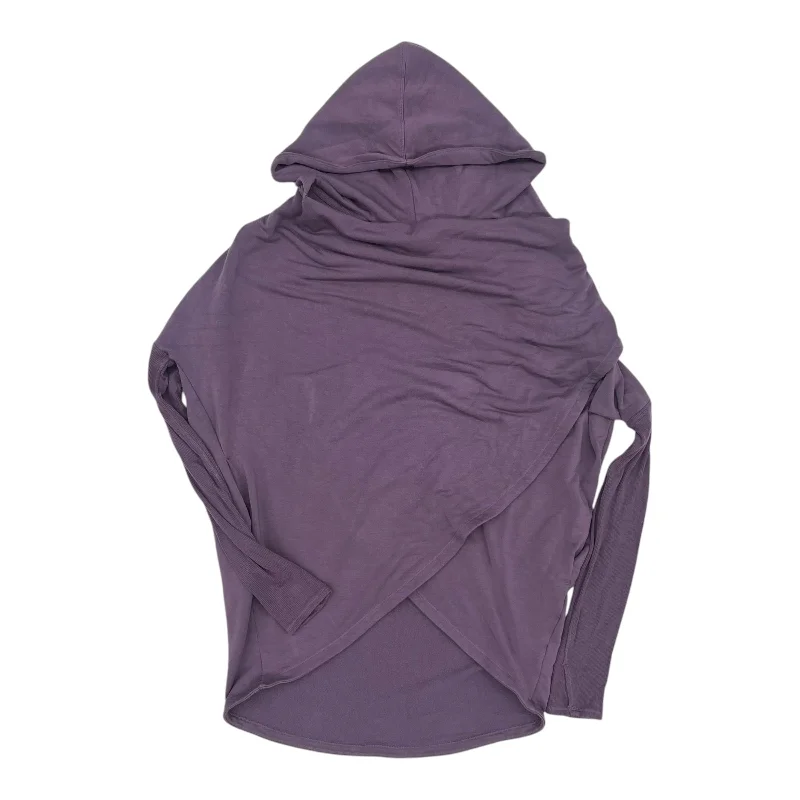 YEAR-End Sale Athletic Top Ls Hoodie By Athleta In Purple, Size:Xs