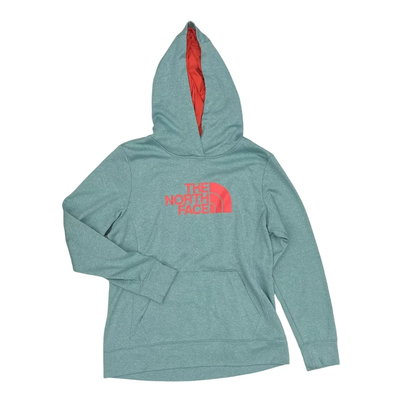 Online Only Athletic Top Ls Hoodie By The North Face In Blue, Size:L