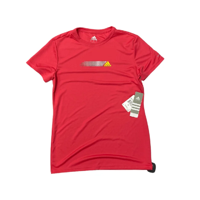 Price Cut Athletic Top Short Sleeve By Adidas  Size: M