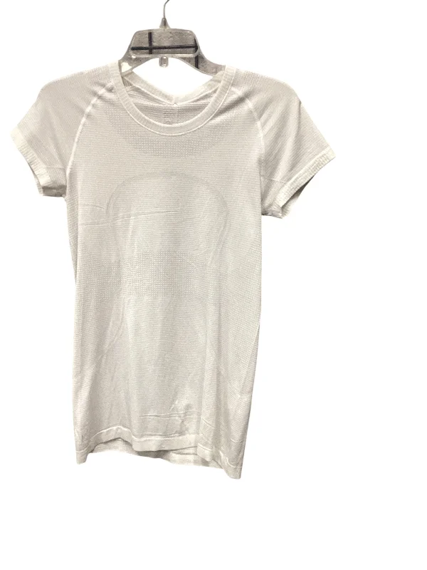 Price Meltdown Athletic Top Short Sleeve By Lululemon In White, Size: 8