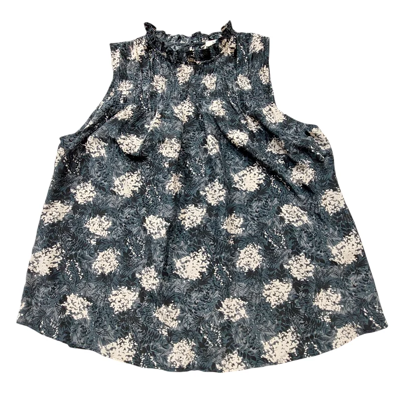 Markdowns Black & Blue Top Sleeveless Joie, Size L