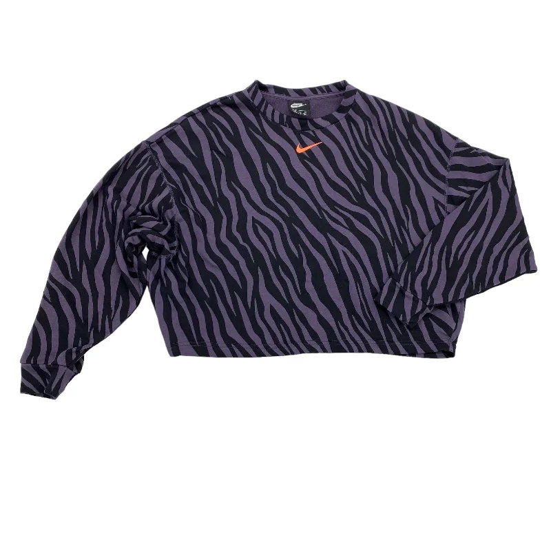 Today’s Deal BLACK & PURPLE ATHLETIC SWEATSHIRT CREWNECK by NIKE APPAREL Size:XS