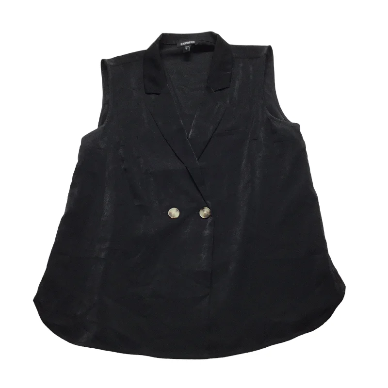 Discount Extravaganza Black Top Sleeveless Express, Size M