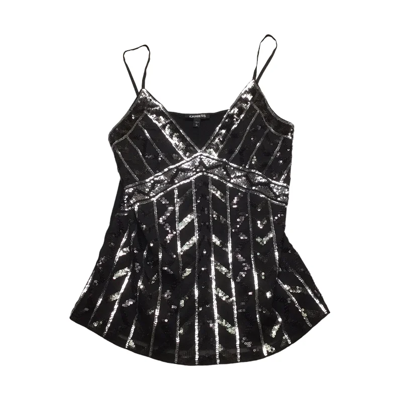 Deal Frenzy Black Top Sleeveless Express, Size S