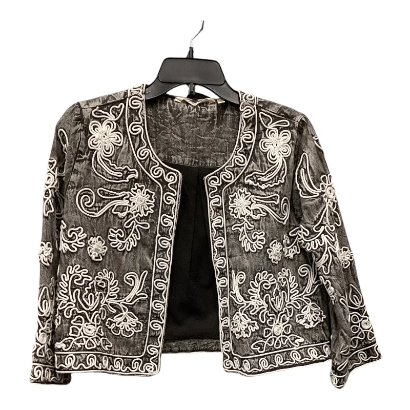 Massive Deals Blazer By Soft Surroundings In Grey, Size: S