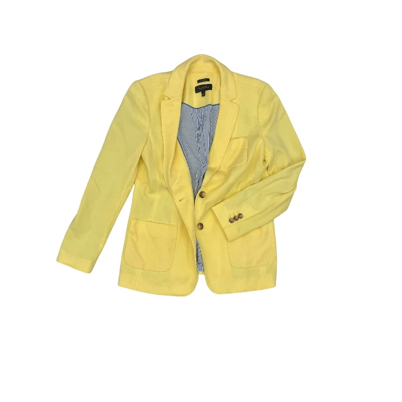 Closeout Blazer By Talbots In Yellow, Size:M