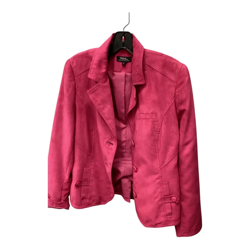 Price Slash Blazer By Tribal In Pink, Size: 6