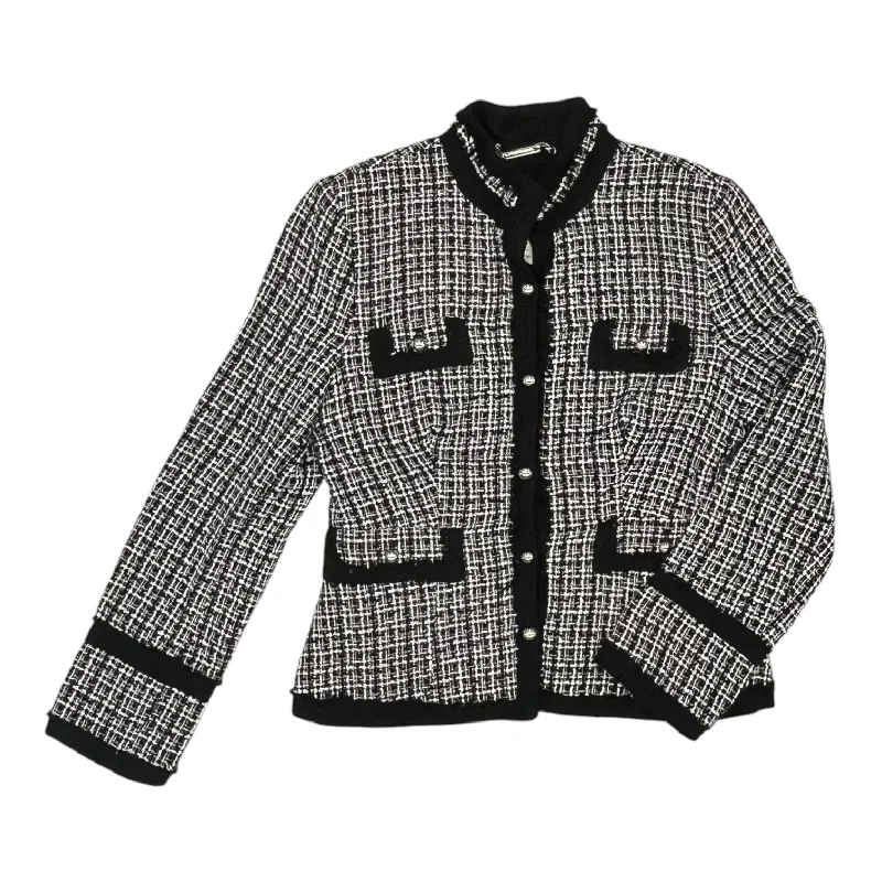 Price Cut Blazer By White House Black Market In Black & White, Size:L