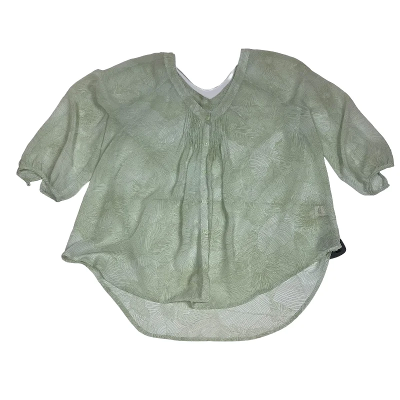 Early Bird Discount Blouse 3/4 Sleeve By Lc Lauren Conrad  Size: Xl