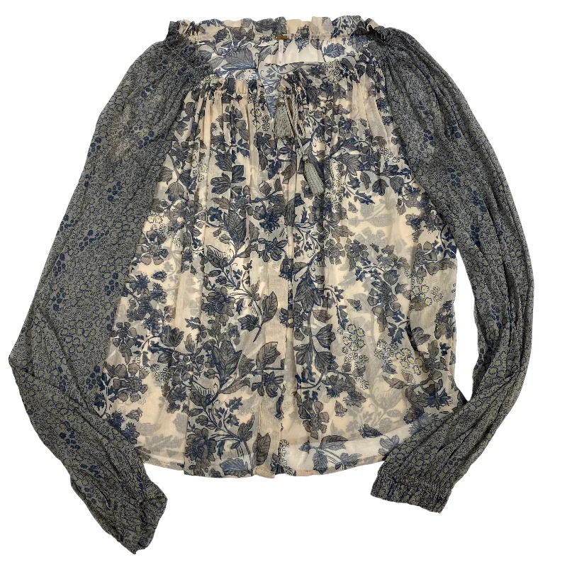 Can't Miss Blouse Long Sleeve By Free People  Size: Xs