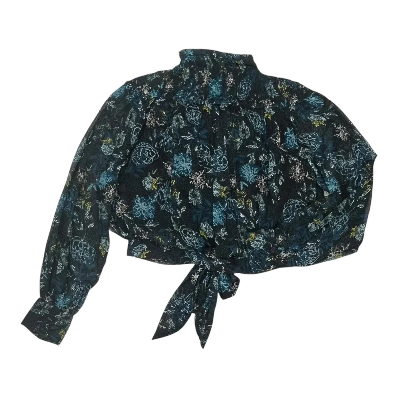 Extra Savings Blouse Ls By Bishop + Young In Teal, Size:M
