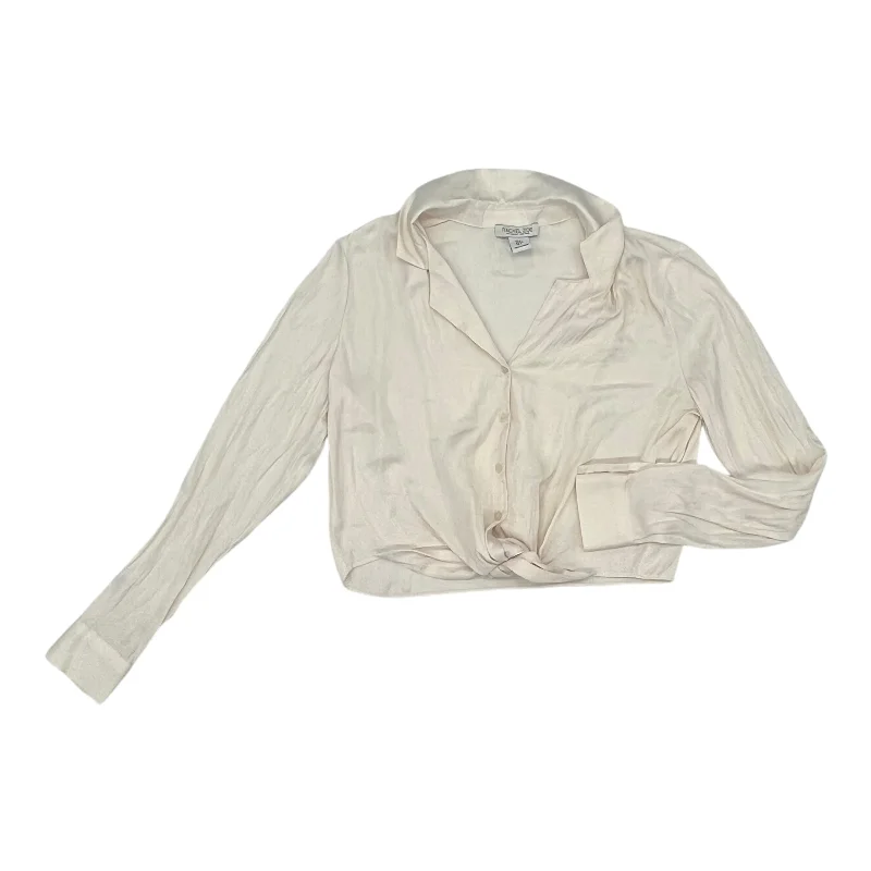 Deal of the Day Blouse Ls By Rachel Zoe In Cream, Size:S