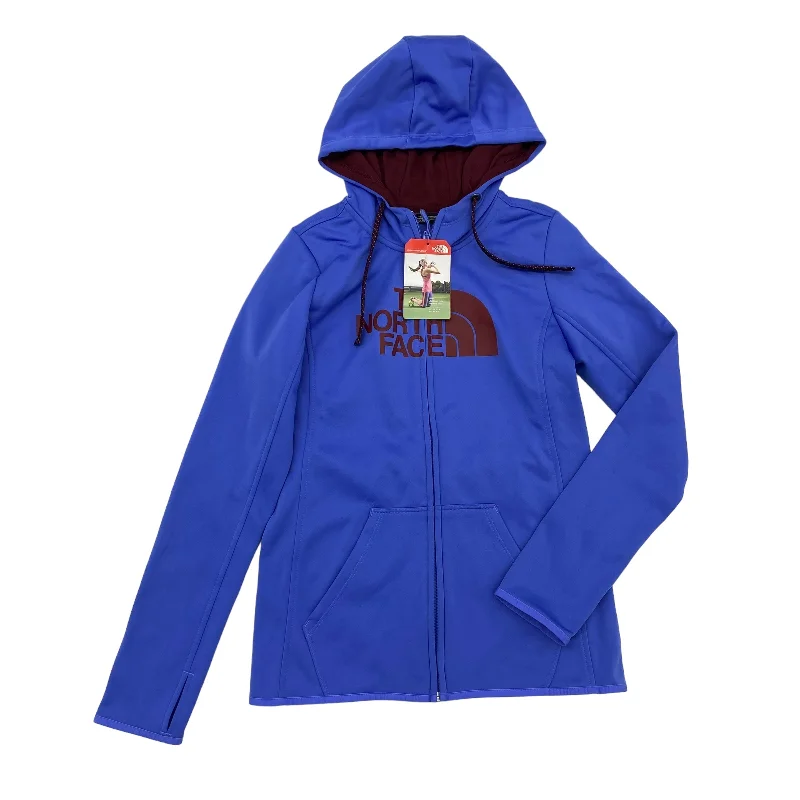 Doorbuster Deal BLUE ATHLETIC SWEATSHIRT HOODIE by THE NORTH FACE Size:S