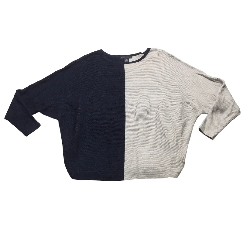 Hurry In Blue Grey Sweater Joan Vass, Size M