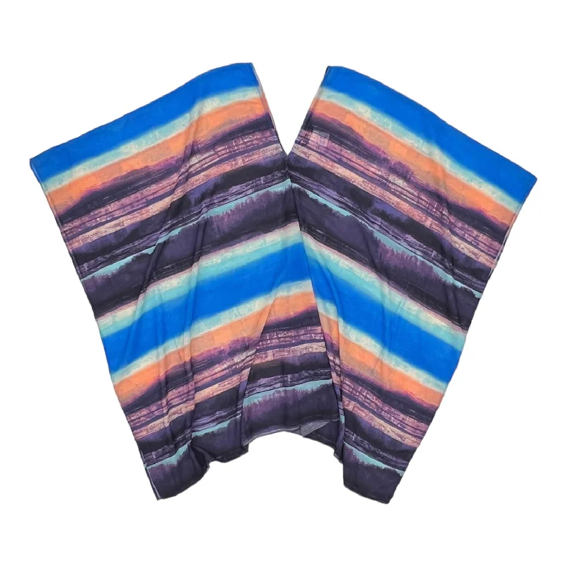 Season Finale Sale BLUE & PURPLE SWIMWEAR COVER-UP by CARMEN MARC VALVO Size:M