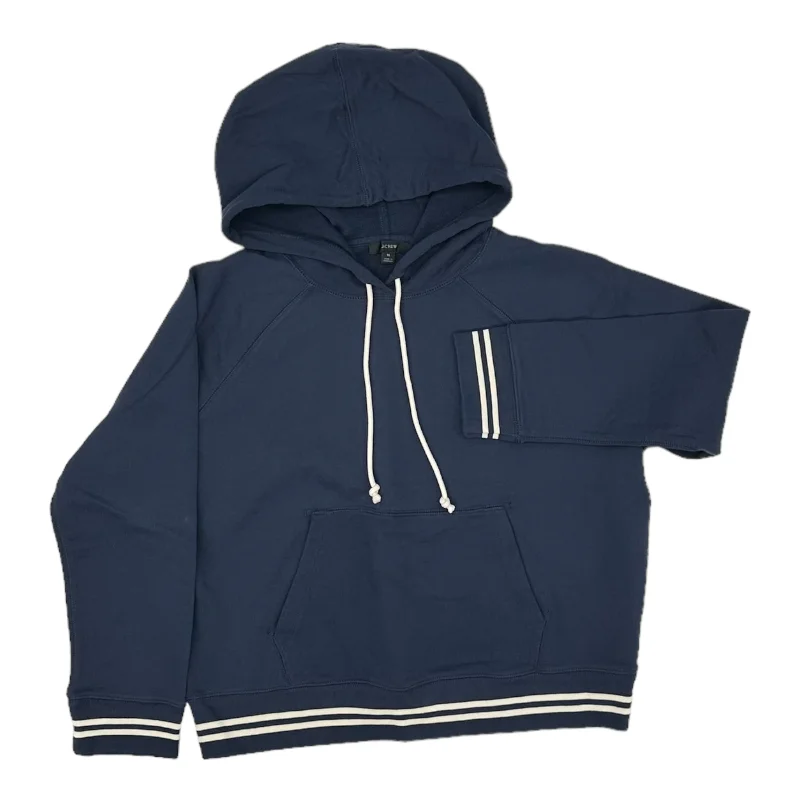 Super Sale BLUE SWEATSHIRT HOODIE by J. CREW Size:M
