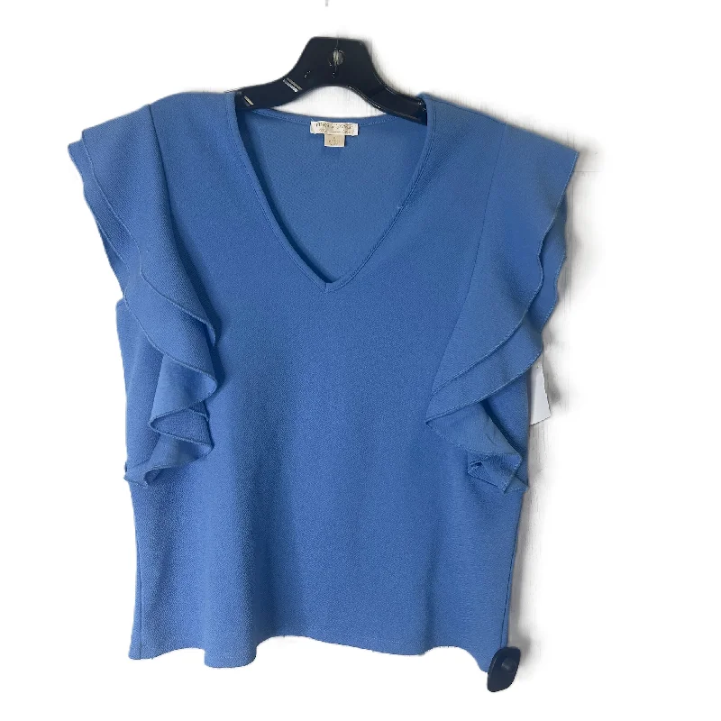 Best Bargains Blue Top Short Sleeve By Fin and Grace, Size: S