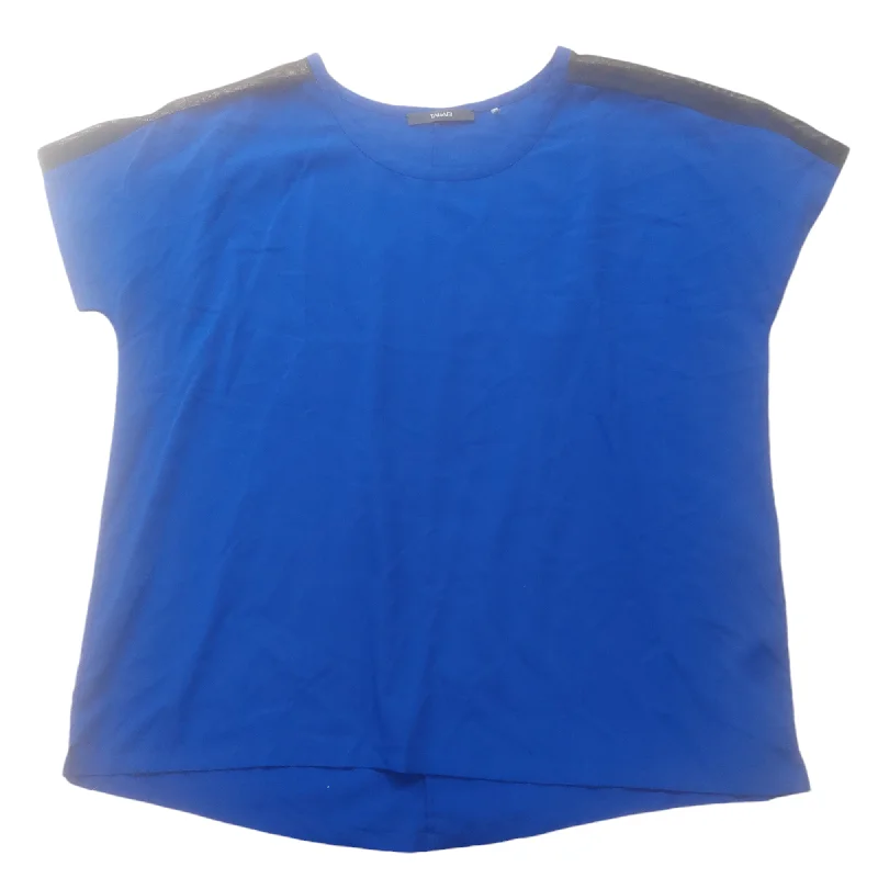 Epic Deals Blue Top Short Sleeve T Tahari, Size L