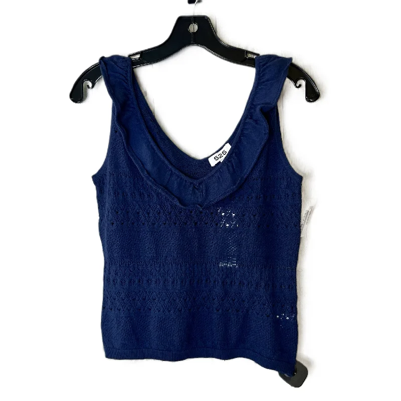 Sneak Peek Sale Blue Top Sleeveless By 525, Size: Xs