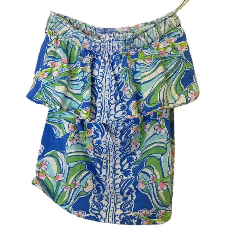 Act Now Blue Top Sleeveless By Lilly Pulitzer, Size: S